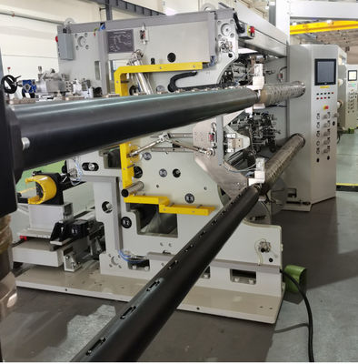 صفحه لمسی رنگارنگ سفید برش ماشین Rewinder بستر PET+Cu OPP+Cu PET+Al